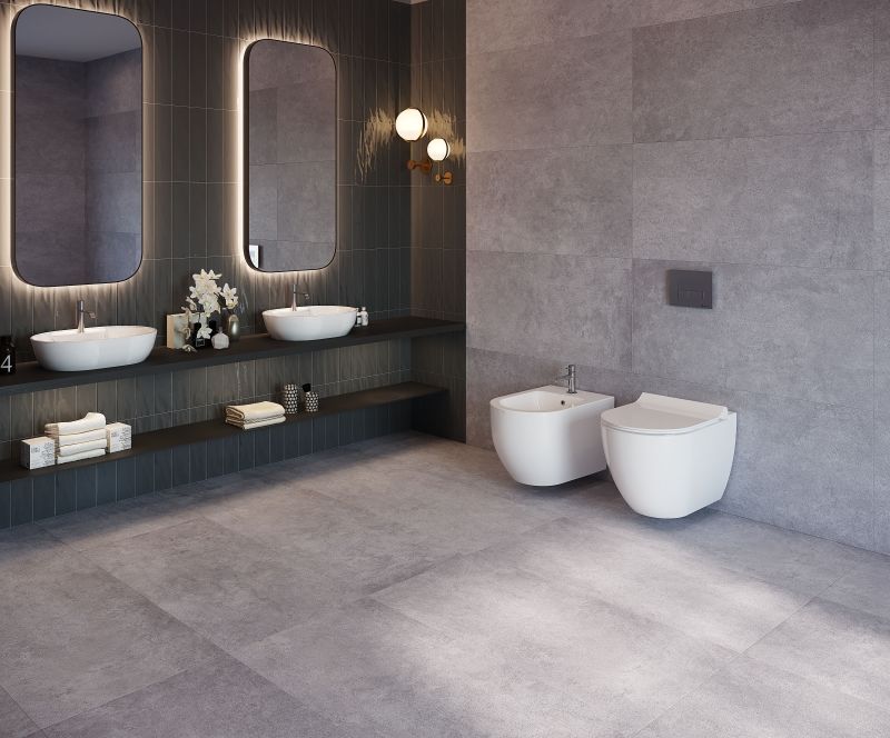 Modern Seramik Fayans - Antrasit